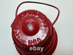 Handlan 57 St Louis USA Railroad Utility Signal Lantern, Property of Chicago NOS