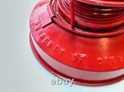 Handlan 57 St Louis USA Railroad Utility Signal Lantern, Property of Chicago NOS