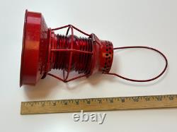 Handlan 57 St Louis USA Railroad Utility Signal Lantern, Property of Chicago NOS