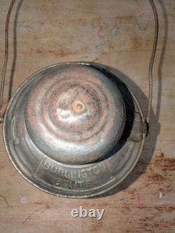 Handlan Burlington Route Railroad Lantern Matching Cast Tall Globe Clear Train