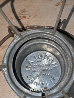 Handlan Burlington Route Railroad Lantern Matching Cast Tall Globe Clear Train