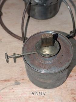 Handlan Burlington Route Railroad Lantern Matching Cast Tall Globe Clear Train