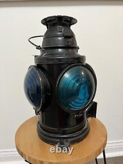 Handlan Caboose Lantern for the Frisco Lines Railroad Excellent Condition