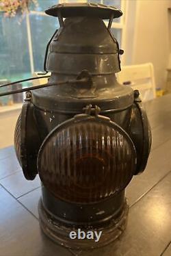 Handlan NYCS New York Central Railroad Switch Lamp Train 4 Way Lantern Caboose