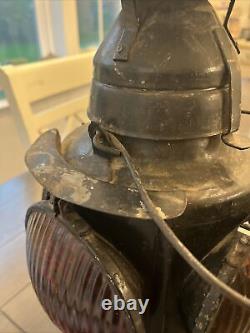 Handlan NYCS New York Central Railroad Switch Lamp Train 4 Way Lantern Caboose