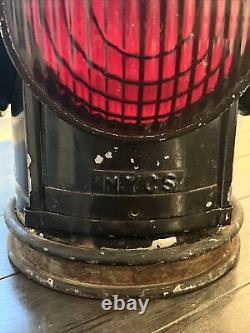 Handlan NYCS New York Central Railroad Switch Lamp Train 4 Way Lantern Caboose