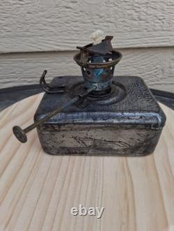 Handlan Railroad Caboose/Marker/Class Lamp Fuel Pot and Brass Burner With Wick