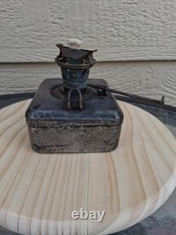 Handlan Railroad Caboose/Marker/Class Lamp Fuel Pot and Brass Burner With Wick