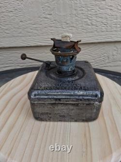 Handlan Railroad Caboose/Marker/Class Lamp Fuel Pot and Brass Burner With Wick