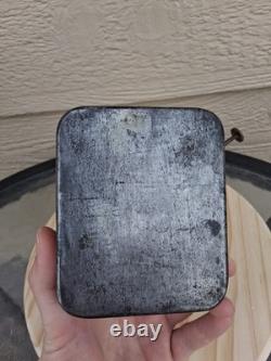 Handlan Railroad Caboose/Marker/Class Lamp Fuel Pot and Brass Burner With Wick