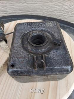 Handlan Railroad Caboose/Marker/Class Lamp Fuel Pot and Brass Burner With Wick