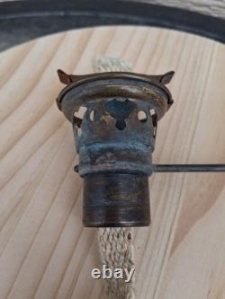 Handlan Railroad Caboose/Marker/Class Lamp Fuel Pot and Brass Burner With Wick