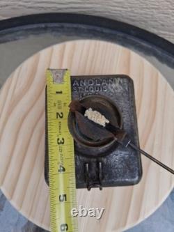 Handlan Railroad Caboose/Marker/Class Lamp Fuel Pot and Brass Burner With Wick