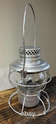 Handlan St. Louis A. T. &S. F. RY. Railroad Lantern with Matching Embossed Globe NICE Handlan St. Louis A. T. &S. F. RY. Railroad Lantern with Matching Embossed Globe NICE