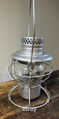 Handlan St. Louis A. T. &S. F. RY. Railroad Lantern with Matching Embossed Globe NICE Handlan St. Louis A. T. &S. F. RY. Railroad Lantern with Matching Embossed Globe NICE