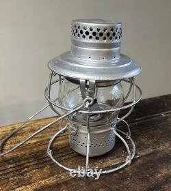 Handlan St. Louis A. T. &S. F. RY. Railroad Lantern with Matching Embossed Globe NICE Handlan St. Louis A. T. &S. F. RY. Railroad Lantern with Matching Embossed Globe NICE