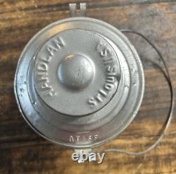 Handlan St. Louis A. T. &S. F. RY. Railroad Lantern with Matching Embossed Globe NICE