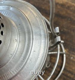 Handlan St. Louis A. T. &S. F. RY. Railroad Lantern with Matching Embossed Globe NICE