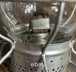 Handlan St. Louis A. T. &S. F. RY. Railroad Lantern with Matching Embossed Globe NICE