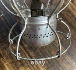 Handlan St. Louis A. T. &S. F. RY. Railroad Lantern with Matching Embossed Globe NICE