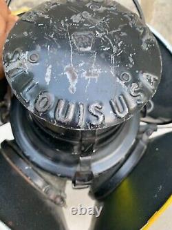 Handlan St. Louis Antique Railroad Switch Light 4 Way Lantern Enamel PRR USA