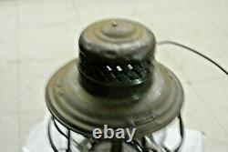 Handlan St Louis Railroad Lantern Nynh And Hrr On Clear Glass Globe