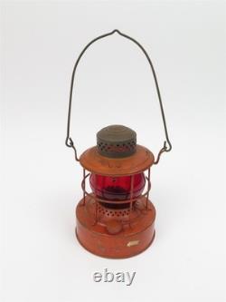 Handlan St Louis Red Railroad Oil Lantern No. 500 Embury MFG Co. Pub Service