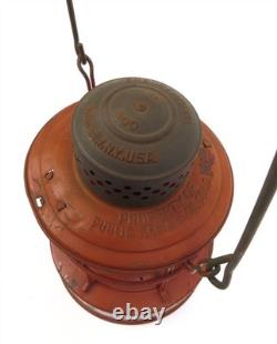 Handlan St Louis Red Railroad Oil Lantern No. 500 Embury MFG Co. Pub Service