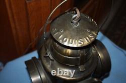Handlan St Louis USA 4 Way Railroad Signal Ceiling Light Lantern Electrified