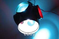 Handlan St Louis USA 4 Way Railroad Signal Ceiling Light Lantern Electrified