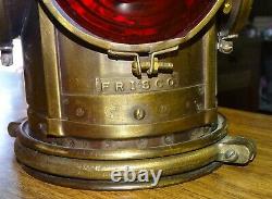 Handlan St. Louis USA Frisco 4 Way Railroad Signal Lantern / Lamp