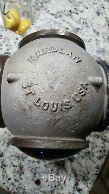 Handlan St. Louis USA railroad switch Light Lamp RARE VHTF #425