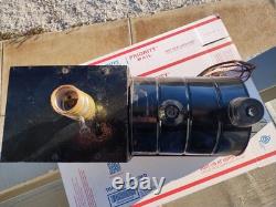 Handmade Folk Art 1972 Wood GM&O Railroad Locomotive Caboose Lamp Set Vintage