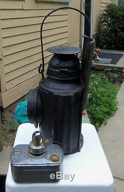 Heavy Steel Antique Handlan St. Louis Railroad Lantern