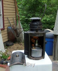 Heavy Steel Antique Handlan St. Louis Railroad Lantern