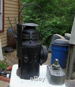 Heavy Steel Antique Handlan St. Louis Railroad Lantern