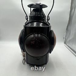 Hiram L Piper Marked Canadian National Railroad Switch Lamp Signal Electrified