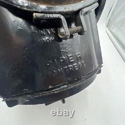 Hiram L Piper Marked Canadian National Railroad Switch Lamp Signal Electrified