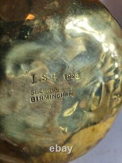 I. S. R. 1928 Sherwood Birmingham Brass oil Lantern Iowa Southern Railroad 8d63