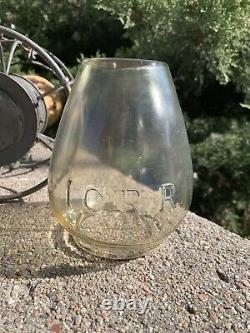 Illinois Central Railroad Lantern WithCast Globe