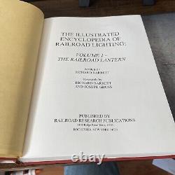 Illustrated Encyclopedia of Railroad Lighting Volume 1 Lantern Barrett HC DJ