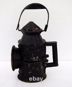 Indian Railway Collectible Rare Railroad Switch Signal Oil Lantern Train Lamp A1