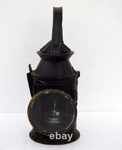 Indian Railway Collectible Rare Railroad Switch Signal Oil Lantern Train Lamp A1