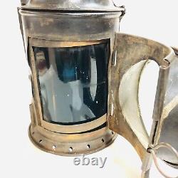 Indian Railway Railroad Switch Signal Oil Lantern Train Lamp Antique Vintage