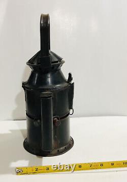 Indian Railway Railroad Switch Signal Oil Lantern Train Lamp Antique Vintage