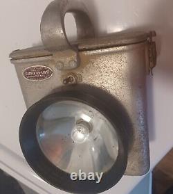 Industrial Mining Railroad Lamp Light J24 Vintage Carpenter Mfg. Co Boston