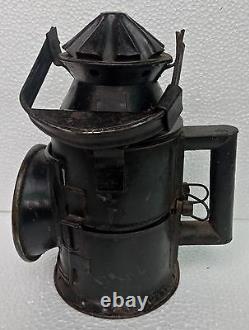 Iron Vintage Old Railroad Lantern Kerosene Lantern Lamp Home Collectible Arts