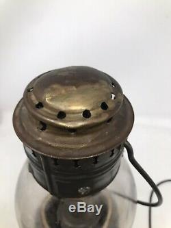J. H. KELLY ROCHESTER fixed globe Brass bell bottom Railroad Lantern Kelly & Co