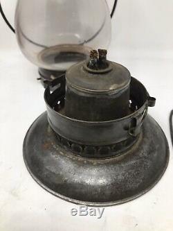 J. H. KELLY ROCHESTER fixed globe Brass bell bottom Railroad Lantern Kelly & Co