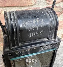 J. KAMPSCHULTE & CO. OSNABRUCK Red Green Yellow Railroad Lantern Lamp GERMAN